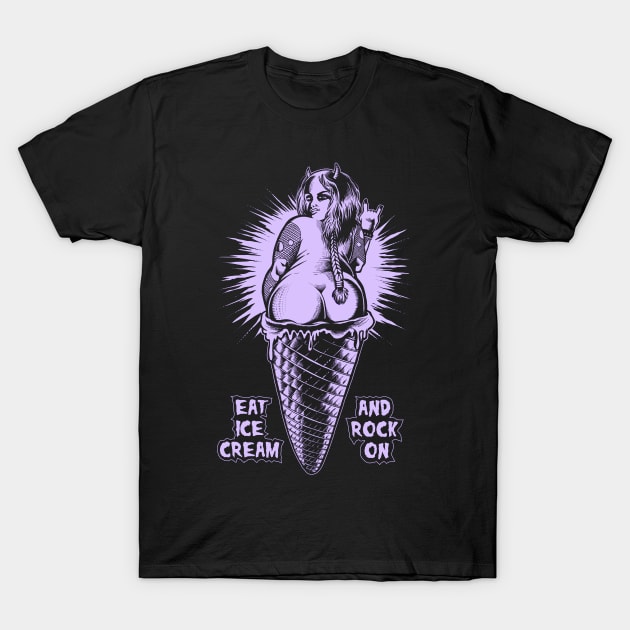 BBW Ice Cream T-Shirt by wildsidecomix